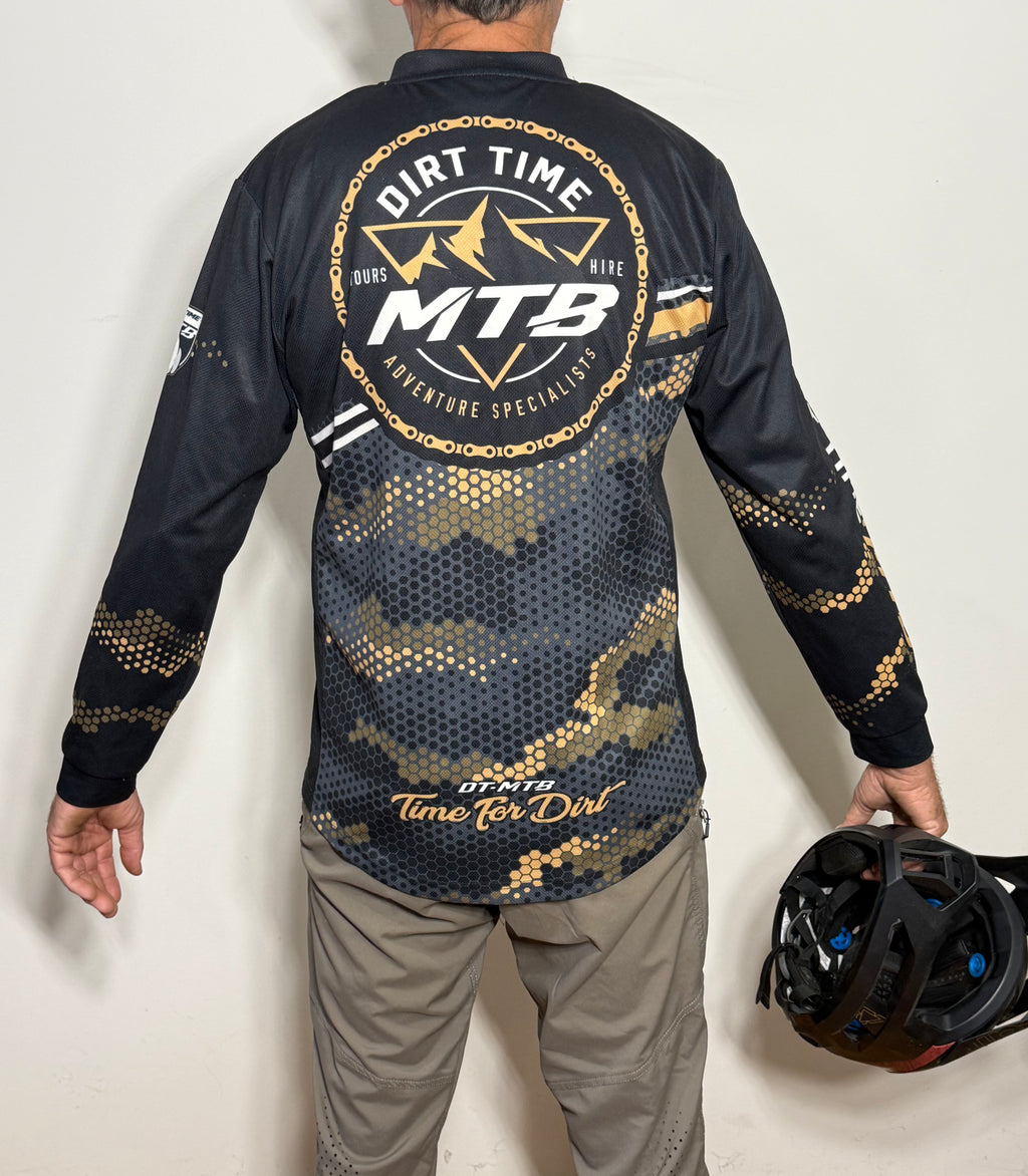 DIRT TIME MTB long sleeve riding jersey