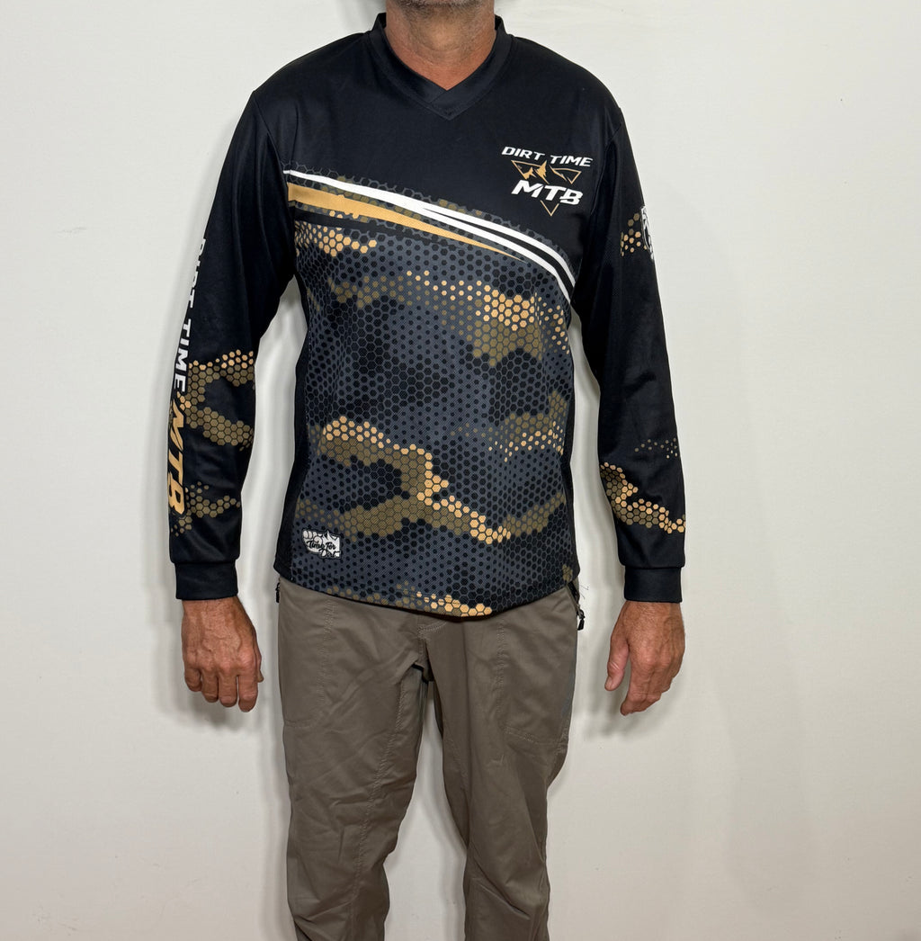 DIRT TIME MTB long sleeve riding jersey