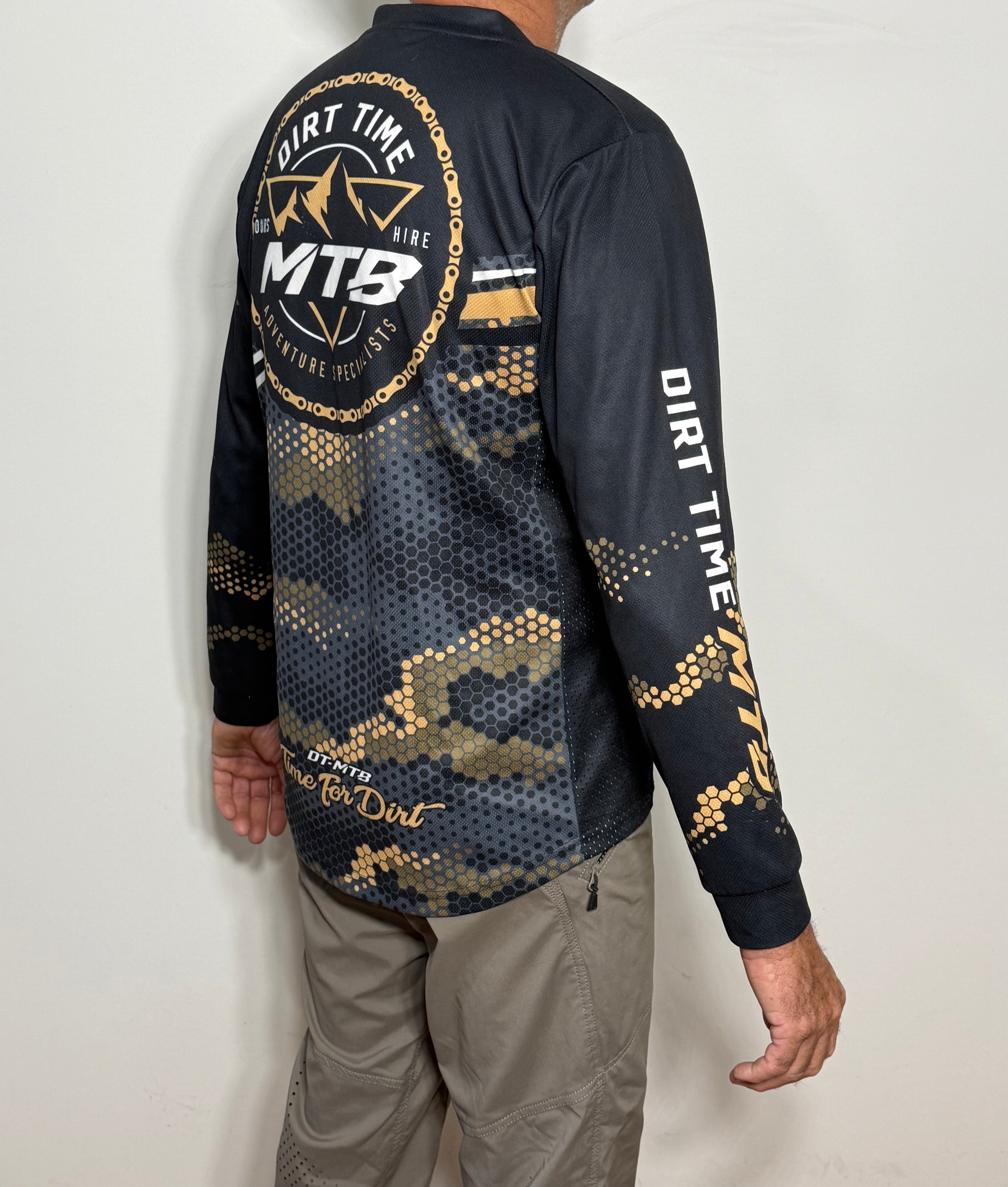 DIRT TIME MTB long sleeve riding jersey