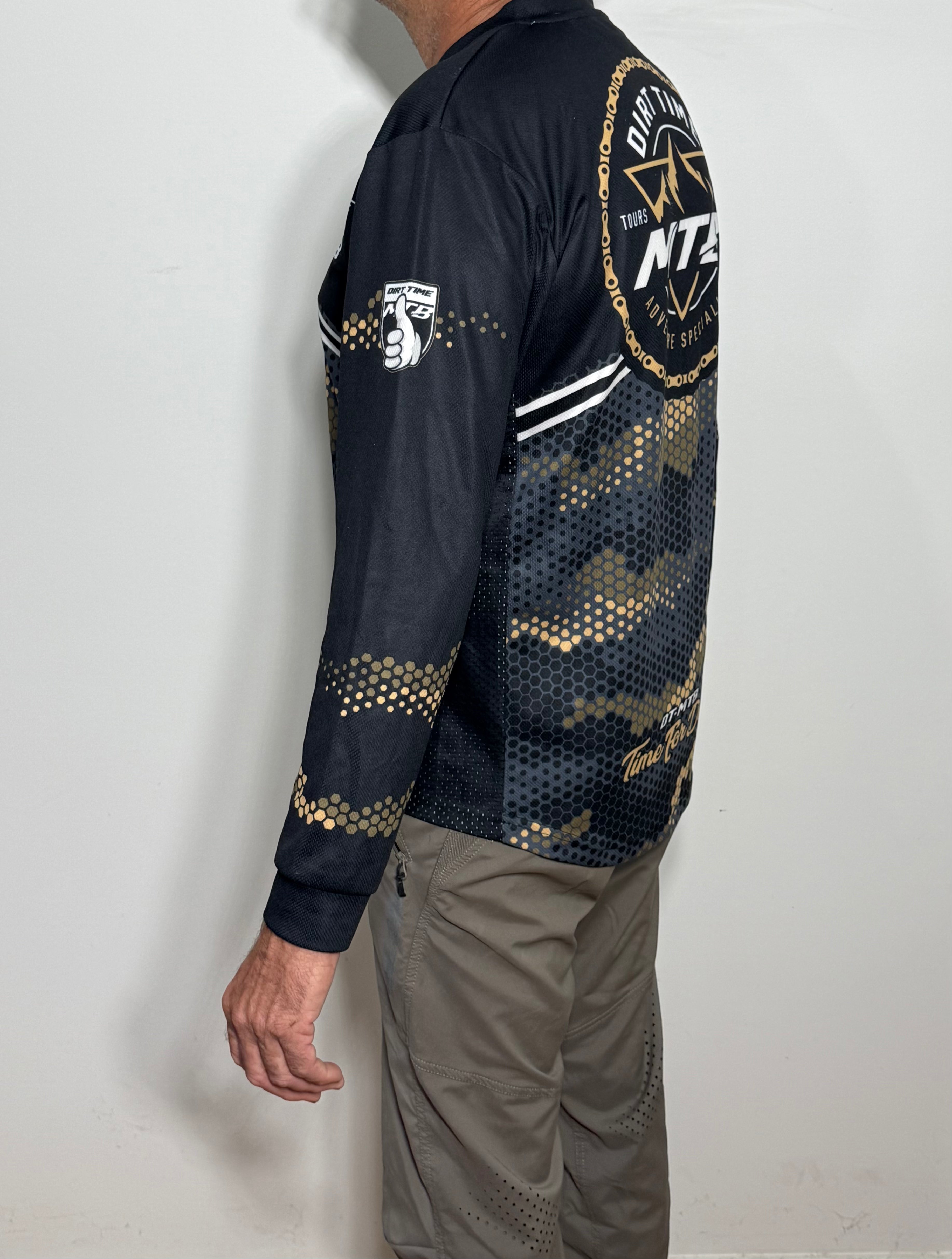 DIRT TIME MTB long sleeve riding jersey